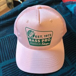Pink Bass pro shops hat